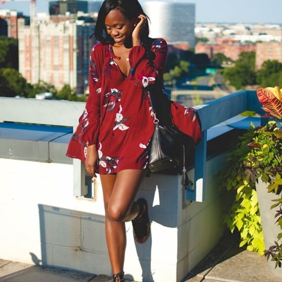 Free People Tree Swing Tunic Boho Dress Xs - Picture 4 of 9